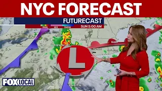 NYC weather forecast: Overnight rain clears out, Sunday pop-up showers