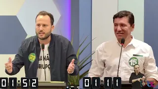 DEBATE: ELEIÇÕES 2024 EM CAMBORIÚ - EDSON PIRIQUITO (MDB) X RAMON JACOB (PL)