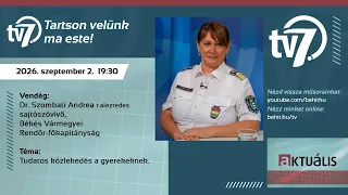 Aktuális - Tudatos közlekedés a gyerekeknek - 2026. 09.02.