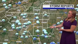 Skies clearing following two days of thunderstorms in Triad