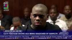 CCTV footage shows AKA being shadowed by suspects
