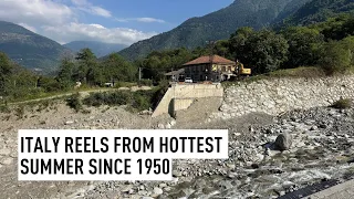 Italy's striking north-south weather divide leaves residents at a loss