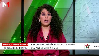 Le secrétaire général du mouvement populaire, Mohammed Ouzzine, a voté à Rabat