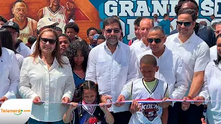Second stage of the Cañada Grande project inaugurated in the Hermanas Mirabal neighborhood of SFM