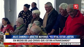 CINCO TV - JULIO ZAMORA INSPECTED CONSTRUCTION WORKS AND SPOKE WITH SENIOR CITIZENS IN DIQUE LUJÁN