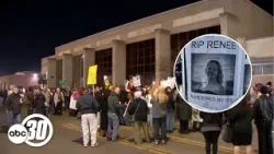 Protesters in Fresno demand justice after ICE agent fatally shoots woman in Minneapolis