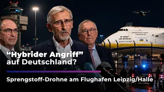 EXPLOSIVE DRONE in Leipzig/Halle: How did it get THIS FAR? | Sachsen Fernsehen