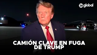 🚨 TRUMP ESCAPED IN SECRET | A food truck was key to changing planes #26Global