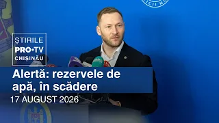 PRO TV News (1:00 PM) | ALERT: WATER RESERVES DROPPING | Moldova