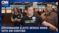 Governador eleito do Paraná, Sergio Moro vota em Curitiba | CNN ELEIÇÕES