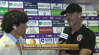 Pescara - Vis Pesaro 2-0, Gennari: "We lacked spark today and made too many mistakes"