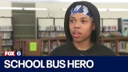 Glendale student parks school bus safely | FOX6 News Milwaukee
