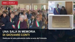 Asso - Multipurpose hall at the nursery school dedicated to the memory of Giovanni Conti
