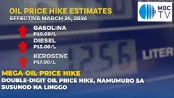 Double-digit oil price hike, namumuro sa susunod na linggo