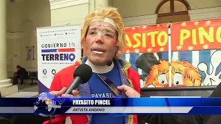 Payasito Pincel celebrates Children's Day early in Los Andes