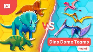 Who will win?! Team Ceratopsian VS Team Pterosaur! 🦖  | Full Episode | DINO DOME PODCAST 🏆