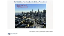 LWV 2026 San Francisco Ballot Initiative Presentation