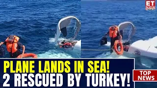 Black Sea Horror! Belgian Private Plane Makes Emergency Sea Landing, 2 Rescued | World News