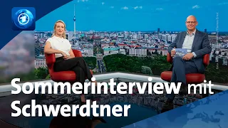 Linken-Chefin Schwerdtner im ARD-Sommerinterview