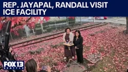 Rep. Jayapal, Randall tour Northwest ICE Processing Center | FOX 13 Seattle