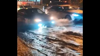 თვილისი წვიმის შედეგებს ებრძვიან - დედაქალაქის ქუჩები ისევ დაიტბორა