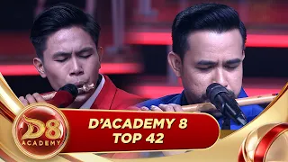 Syahdu Banget! Alunan Seruling Syafiq dan Fildan Bikin Satu Studio Terhanyut! | DA8 Top 42