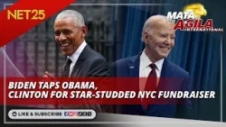 Biden taps Obama, Clinton for star-studded NYC fundraiser | Mata Ng Agila International