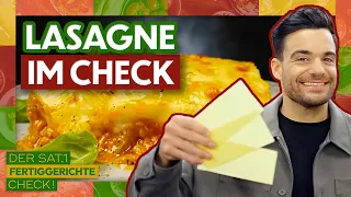 Ready-Made Lasagna: Does It Taste Like It's From a Restaurant? | Sat.1 Ready-Meal Check