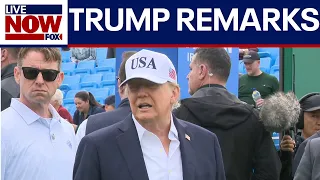 President Trump takes questions at Irish Open