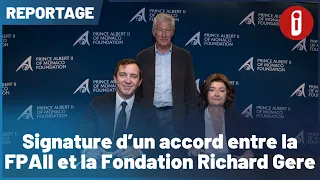 Agreement signed between the FPAII and the Richard Gere Foundation