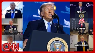 ‘Looking very good’: What Trump said about Iran deal for 15 weeks