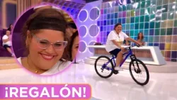 Candela tiene por primera vez una bicicleta: emoción de todos con su reacción ante la sorpresa