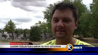 ALACSONY VÍZÁLLÁS TILOS A HAMVAK FOLYÓVÍZI SZÉTSZÓRÁSA