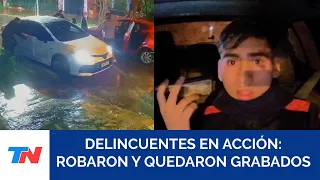 Car stolen in Isidro Casanova caught on camera during getaway: "I left the gun loaded"