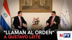 Llaman la atención a Gustavo Leite tras sus polémicas declaraciones