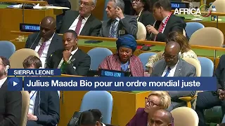 Sierra Leone : Julius Maada Bio pour un ordre mondial juste
