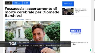 Fossacesia - Diomede Barchiesi declared brain dead