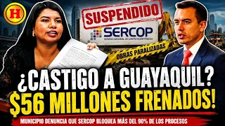 ¡GUAYAQUIL ACUSA AL GOBIERNO! Más de $56 MILLONES PARALIZADOS: “Dejen la disputa electoral”