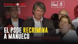 El PSOE, sin opción de gobernar recrimina a Mañueco: “No se ha enterado de nada”