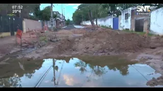 San Pablo neighborhood residents living among sewage and rubble due to stalled drainage works