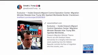 Ο Τραμπ αναδημοσίευσε συνέντευξη του Θάνου Πλεύρη για το μεταναστευτικό