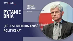 Ślubowanie do TK w niepełnym składzie. Roman Kuźniar: To jest niedojrzałość polityczna |PYTANIE DNIA