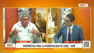 Javier Mendoza proposes reactivating cameras and preventing flooding in Chao