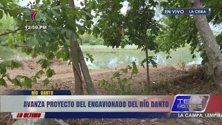 Progress on the Danto River embankment project in La Ceiba