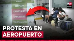 Trujillo: pasajeros expresan su malestar por cancelación de vuelos de Latam