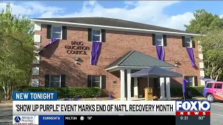 'Show Up Purple' event marks end of National Recovery Month
