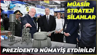 ƏN MÜASİR hərbi texnikalar Prezidentə NÜMAYİŞ ETDİRİLDİ: Bakıda strateji silahlar TƏQDİM EDİLDİ