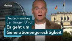 phoenix nachgefragt mit Vladimir Balzer zum Deutschlandtag der Jungen Union | 19.10.26