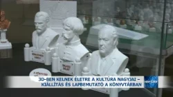 3D-ben kelnek életre a kultúra nagyjai - Kiállítás és lapbemutató a könyvtárban