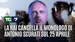 La Rai cancella il monologo di Antonio Scurati sul 25 aprile